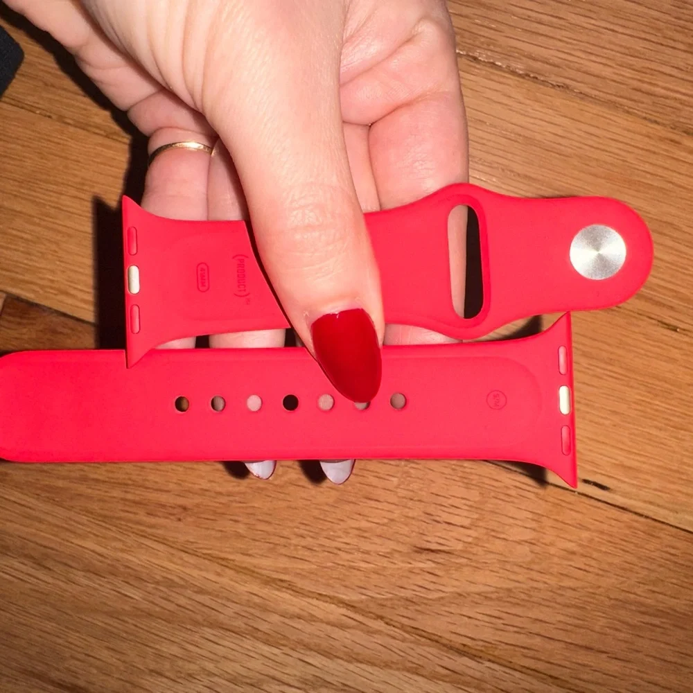 NEW Red Apple Watch Sports Band